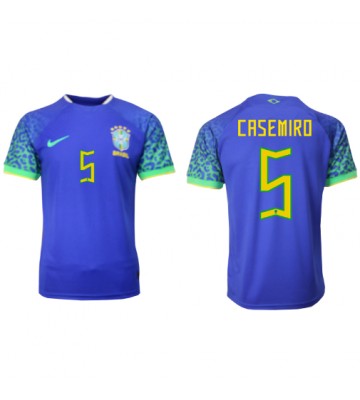 Brasil Casemiro #5 Bortedrakt VM 2022 Kortermet